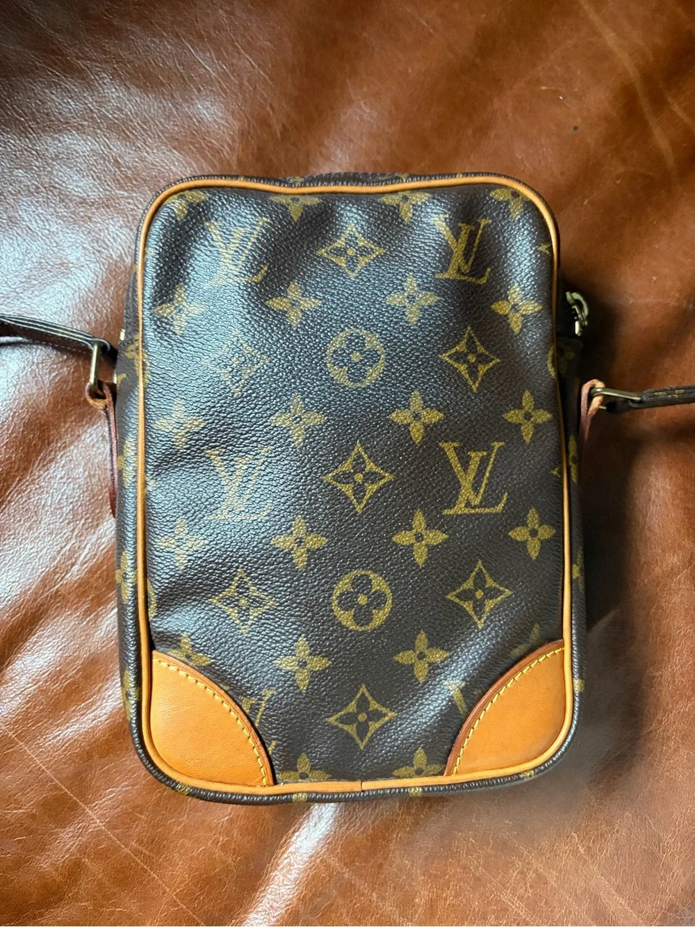 Louis Vuitton Vintage Danube Monogram Canvas Adjustable Strap Crossbody